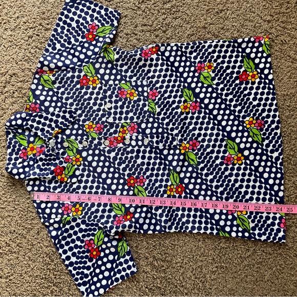 Genuine Vintage 60’s/70’s Button Down Short Sleeved Blouse, Rare Beagle Collar! - Picture 6 of 7